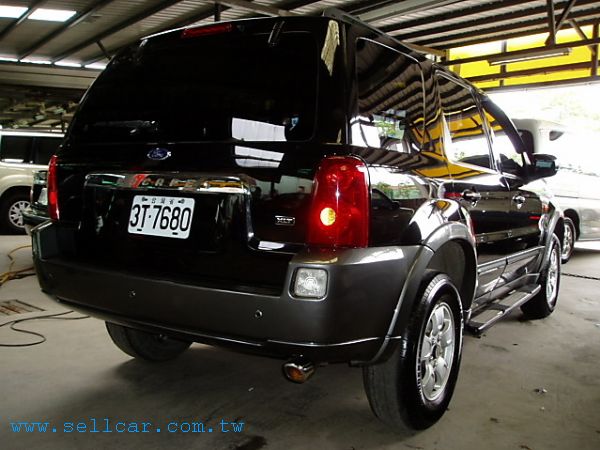 2002年 FORD NEW ESCAPE 4WD 2.0 黑色 (全車頂級配備) 自排 照片3