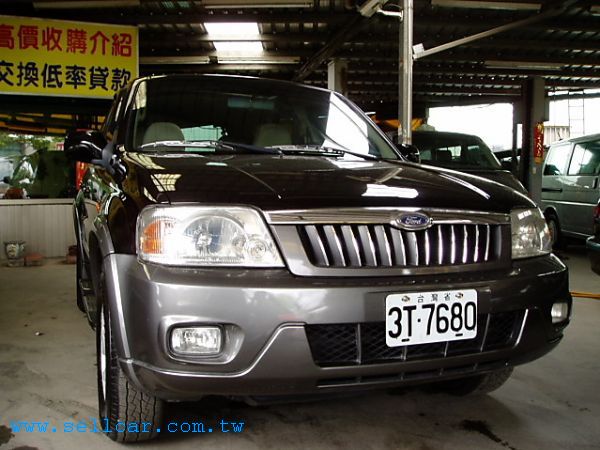 2002年 FORD NEW ESCAPE 4WD 2.0 黑色 (全車頂級配備) 自排 照片1