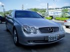 新北市【TACA】2002年 BENZ CLK 240 ELEGANCE 2.6 自排 銀色 全車頂級配備 BENZ 賓士 / CLK 240中古車