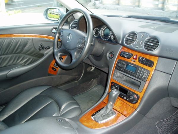 【TACA】2002年 BENZ CLK 240 ELEGANCE 2.6 自排 銀色 全車頂級配備 照片2