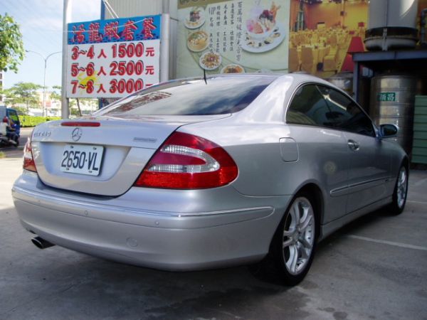 【TACA】2002年 BENZ CLK 240 ELEGANCE 2.6 自排 銀色 全車頂級配備 照片4