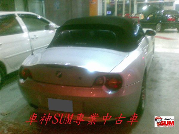 德國總代理BMW Z4 雙門敞篷跑車 貼被極速ㄉ快感 照片2