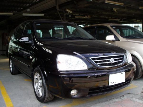 【TACA】2003年 KIA CARENS 1.8 黑色 七人座休旅車  照片1