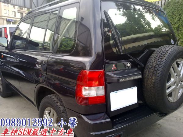 2001 帕加洛 平尼 4WD 黑色 照片6