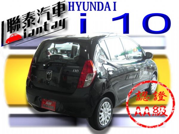 聯泰汽車~2009型式 I10 黑色 照片10