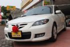 台中市馬自達 M3 2.0 白色 MAZDA 馬自達 / 3中古車