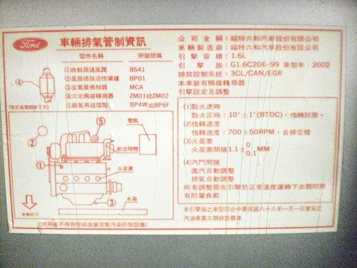 02福特TIERRA優質代步車 照片10