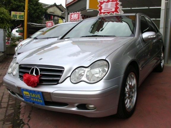 2002 賓士 C200K 2.0 銀 照片1