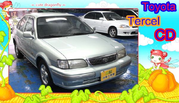 02豐田  Tercel 1.5 淺綠銀 照片1