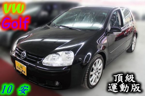 06 VW 福斯  Golf 1.6 黑 照片2