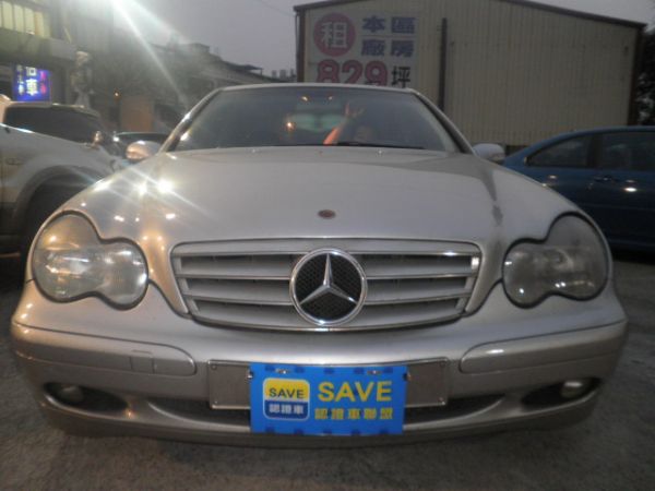 BENZ C200K 銀色 01年 照片1