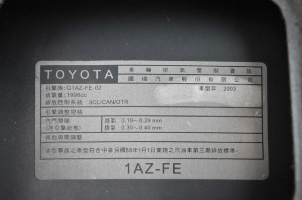 2003年豐田CAMRY 照片10