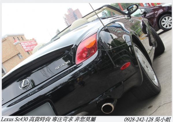 LEXUS SC430 雙門敞篷跑車 照片10