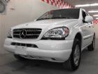 台中市2000賓士ML320 3.2白4WD BENZ 賓士 / ML 320中古車