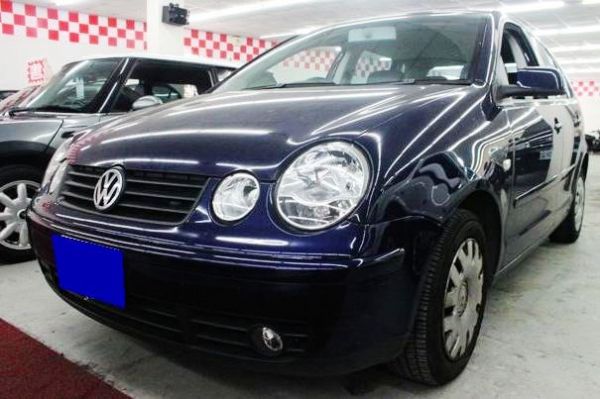 04 VW 福斯  Polo 1.4 藍 照片1