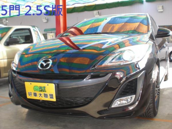 2010馬自逹馬3 五門 2.5S 黑  照片1