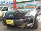 台中市2010馬自逹馬3 五門 2.5S 黑  MAZDA 馬自達 / 3中古車