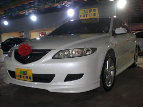 2004 MAZDA 馬6 2.0白 照片1