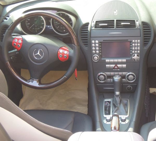 05 BENZ SLK350 高鐵汽車 照片3