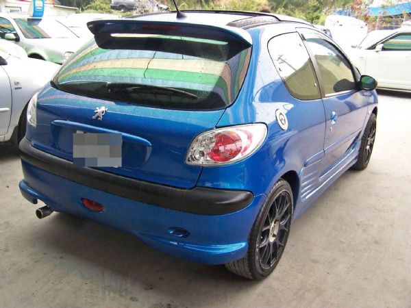 PEUGEOT 206 04年 1.6藍 照片2