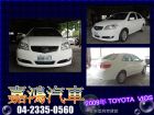 台中市2009年 TOYOTA  VIOS 白 TOYOTA 豐田 / Vios中古車