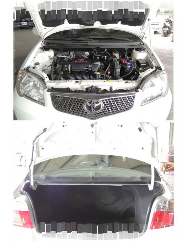 2009年 TOYOTA  VIOS 白 照片2