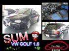 台中市VW 福斯 Golf 狗夫 黑 1.6 VW 福斯 / Golf中古車