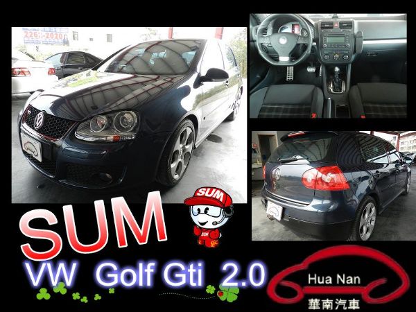 VW 福斯 Golf Gti 藍 2.0 照片1