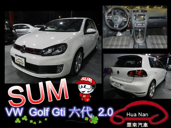 VW 福斯 Golf Gti 六代 白  照片1