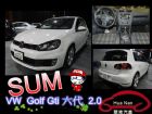 台中市VW 福斯 Golf Gti 六代 白  VW 福斯 / Golf GTi中古車