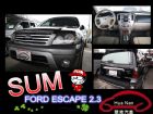 台中市Ford 福特 ESCAPE 黑  FORD 福特 / Escape中古車