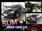 台中市2000年 Benz 賓士 C 240  BENZ 賓士 / C240中古車