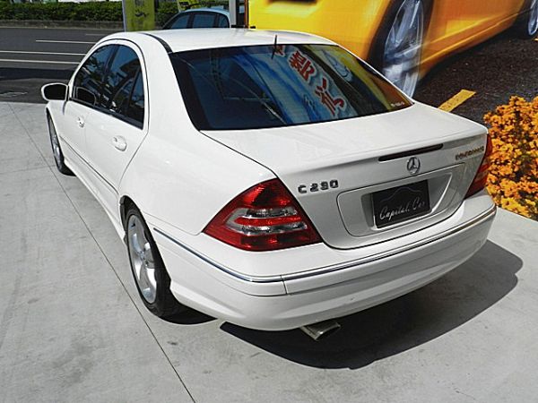 2005年 Benz賓士 C230K 白 照片10