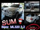 台中市Benz 賓士  ML320  BENZ 賓士 / ML 320中古車