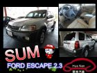 台中市Ford 福特 ESCAPE 銀 2.3 FORD 福特 / Escape中古車