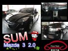 台中市 Mazda 馬自達 3 4D 黑 2. MAZDA 馬自達 / 3中古車