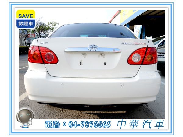 2001 TOYOTA Altis 照片8