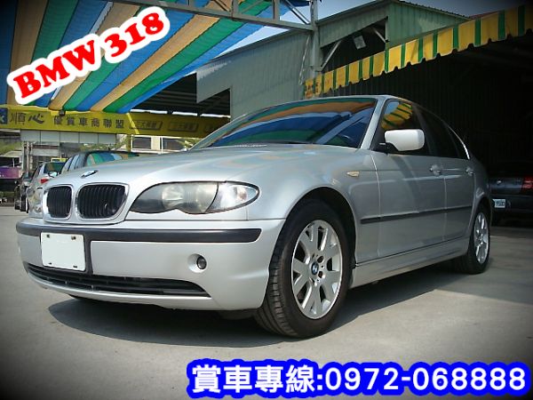 318I BMW 寶馬 02年 2.0銀 照片1