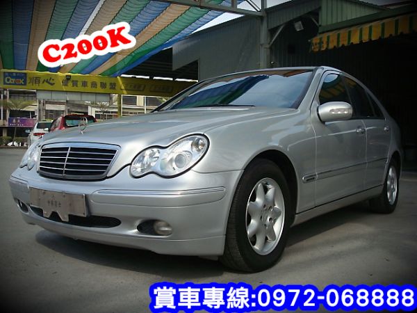 C200K BENZ賓士02年 2.0銀 照片1