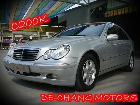 BENZ C200K 02年 銀 照片1