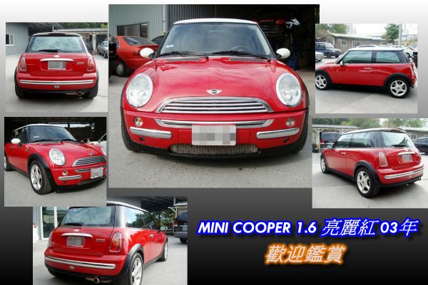 MINI COOPER 03年 1.6紅 照片2