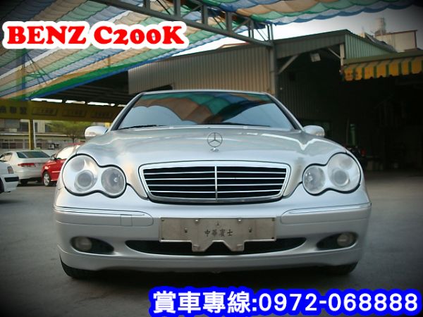 C200K BENZ賓士02年式2.0銀 照片2