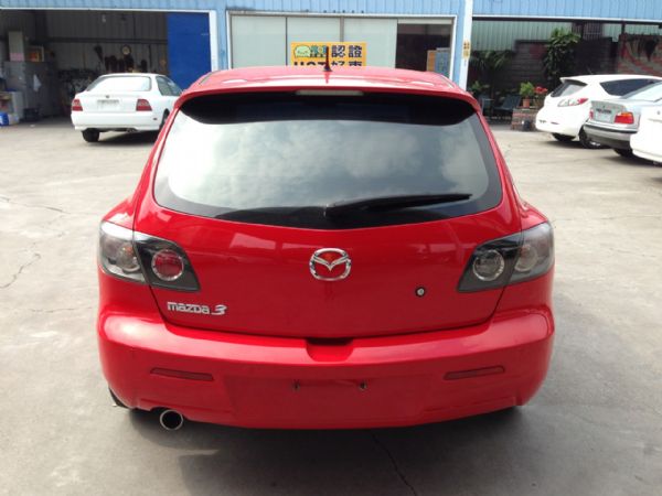 2007 MAZDA3 紅色 進口 全貸 照片4