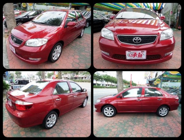 2005 豐田 VIOS 紅 1.5 照片2