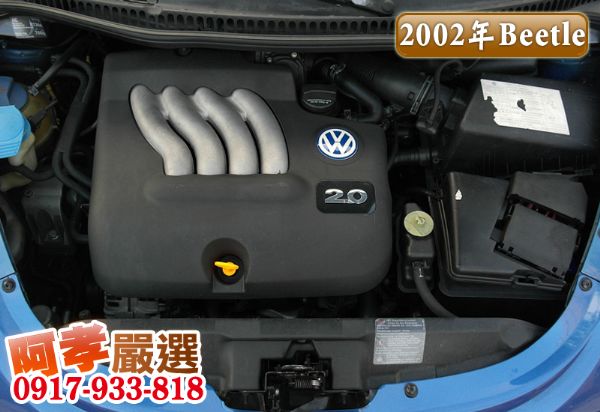 02年Vw Beetle 1.8T 寶藍 照片9