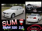 台中市BMW 320 E90  2.0 白  BMW 寶馬 / 320i中古車