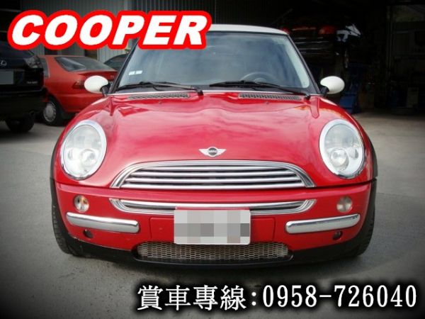 MINI COOPER 03年式1.6紅 照片3