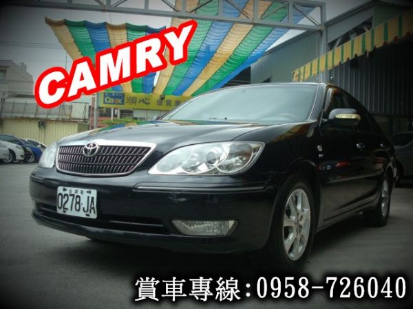 CAMRY 冠美麗 豐田 2004年黑 照片1