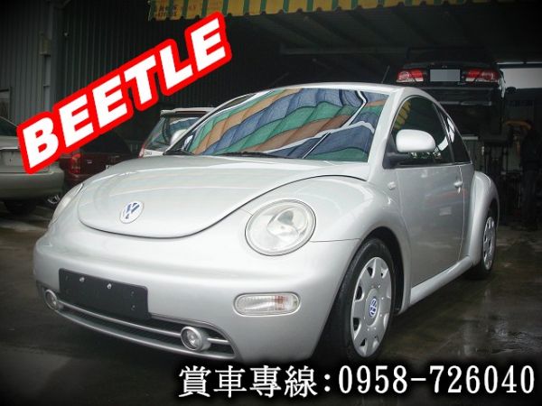 BEETLE 金龜車 福斯VW 00年銀 照片1