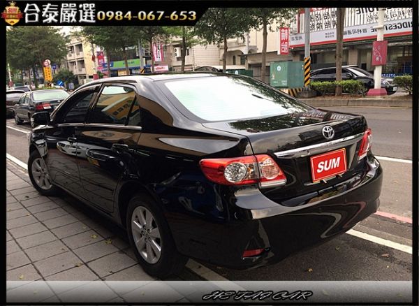 2011年 Toyota Altis 黑 照片2